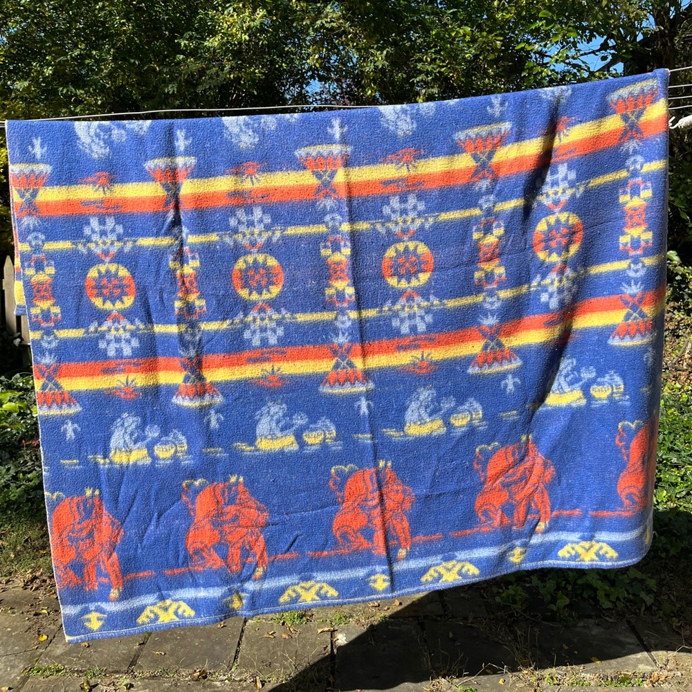 50’s beacon camp blanket